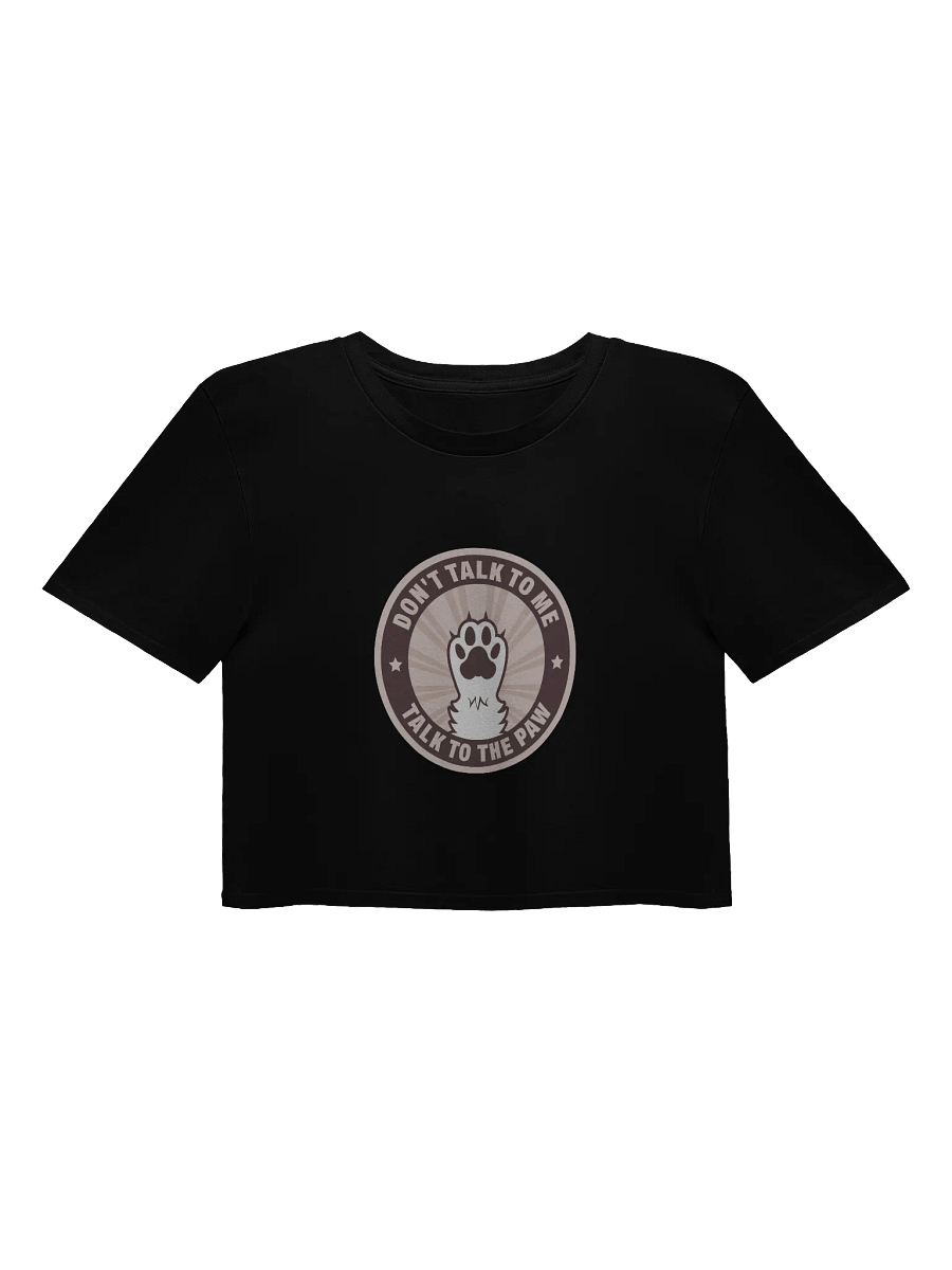 "Talk to the Paw" Women's Crop Top product image (3)