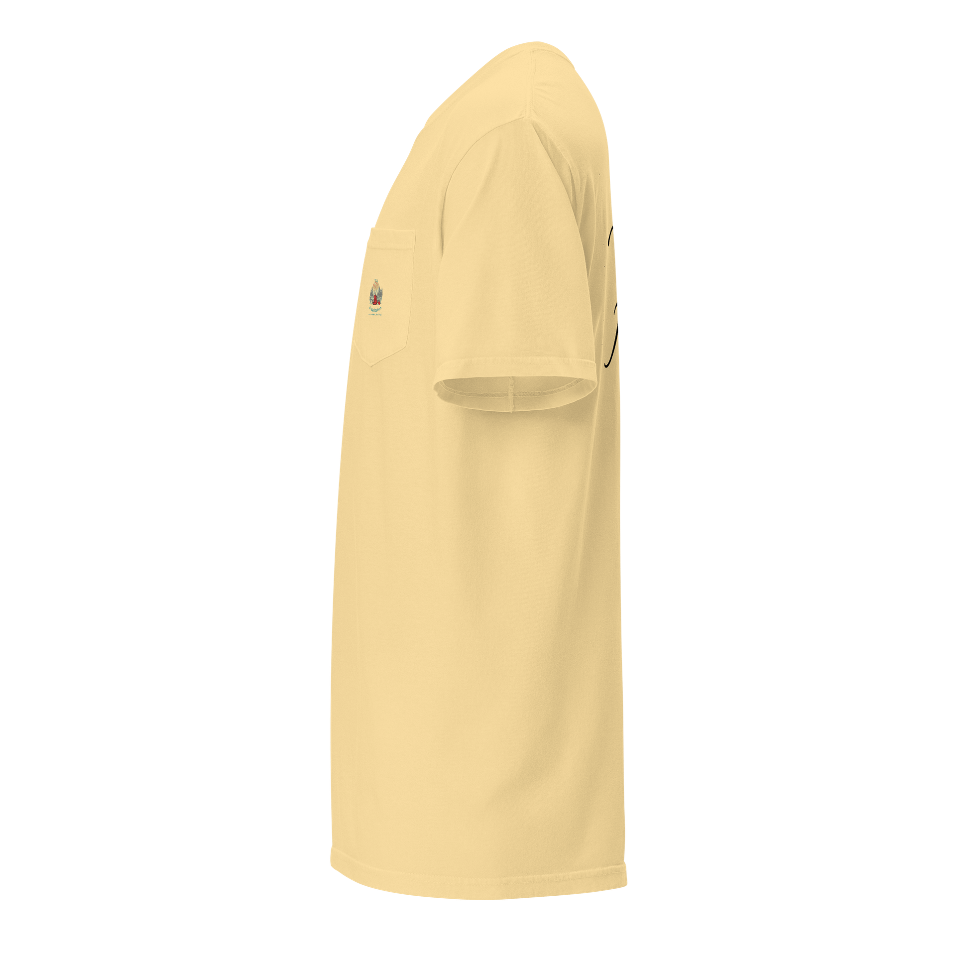 Zen Mountain Meditation Pocket Tee product image (3)