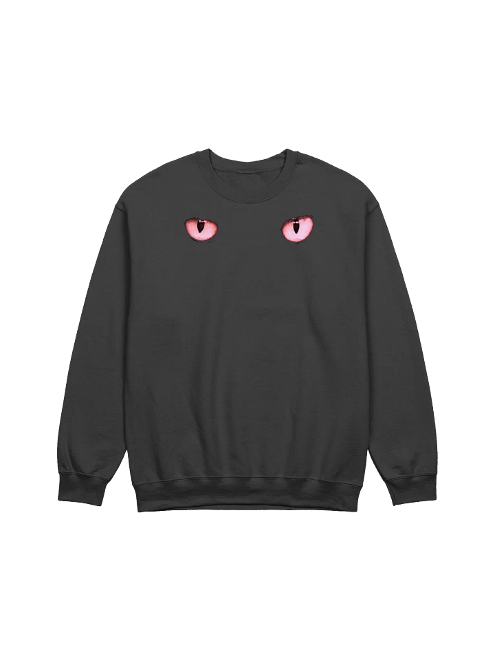 CAT EYES RED SWEATSHIRT product image (1)