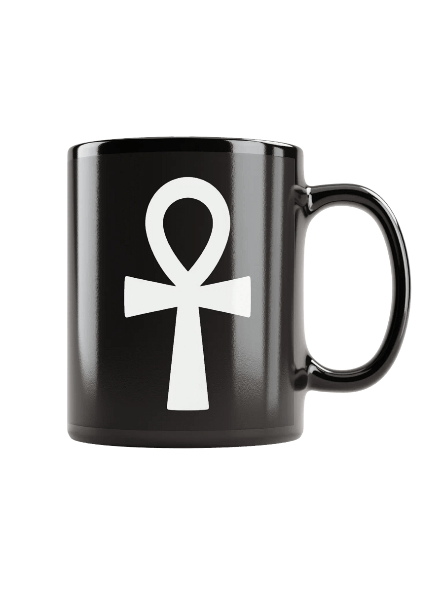 Ancient Ankh Black Glossy Mug product image (1)