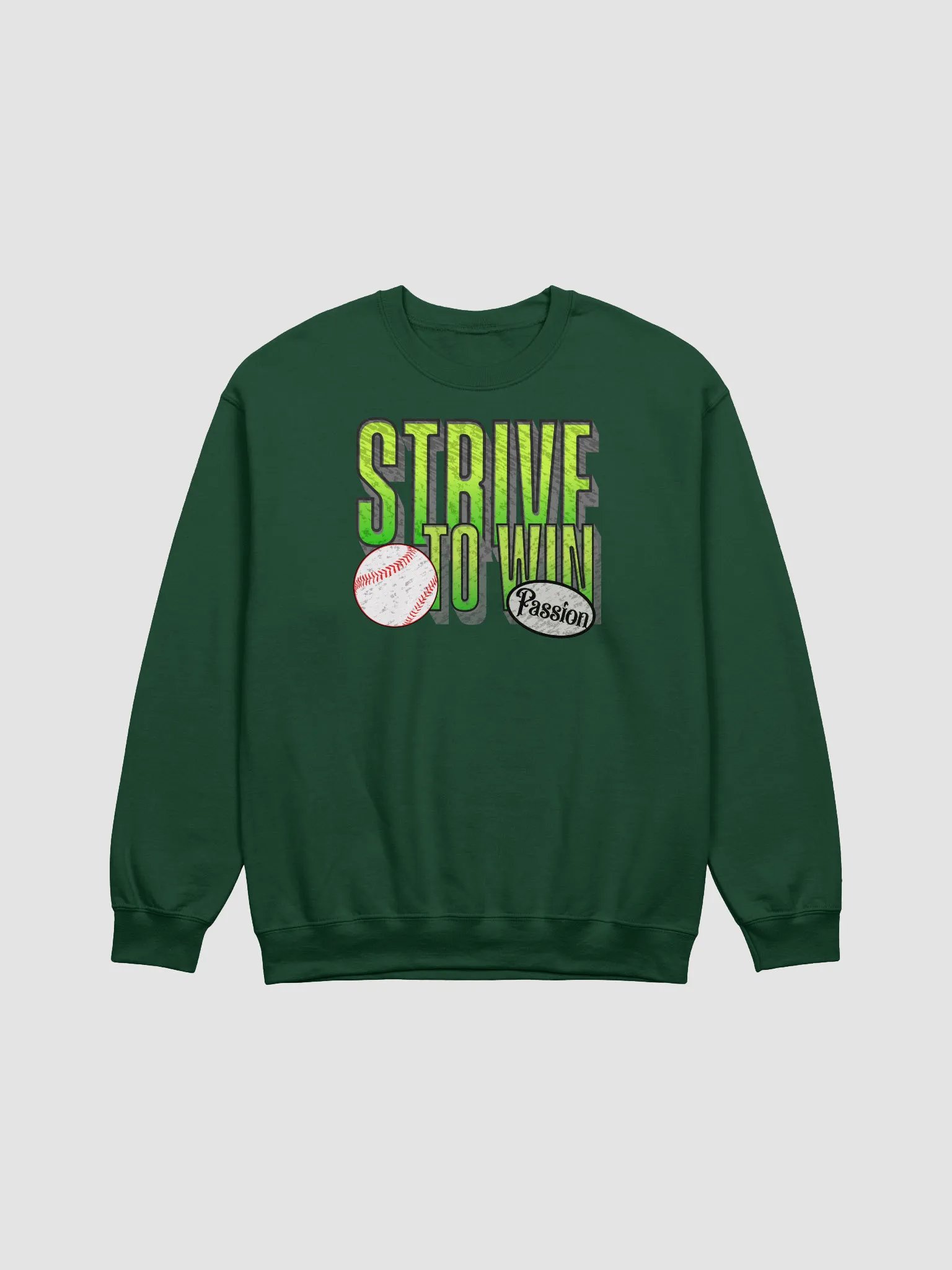 Strive To Win Baseball Passionate Crewneck product image (3)