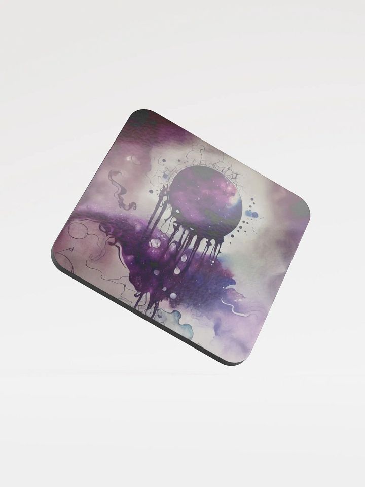 Cosmic Reflections Glossed Cork Coaster product image (1)