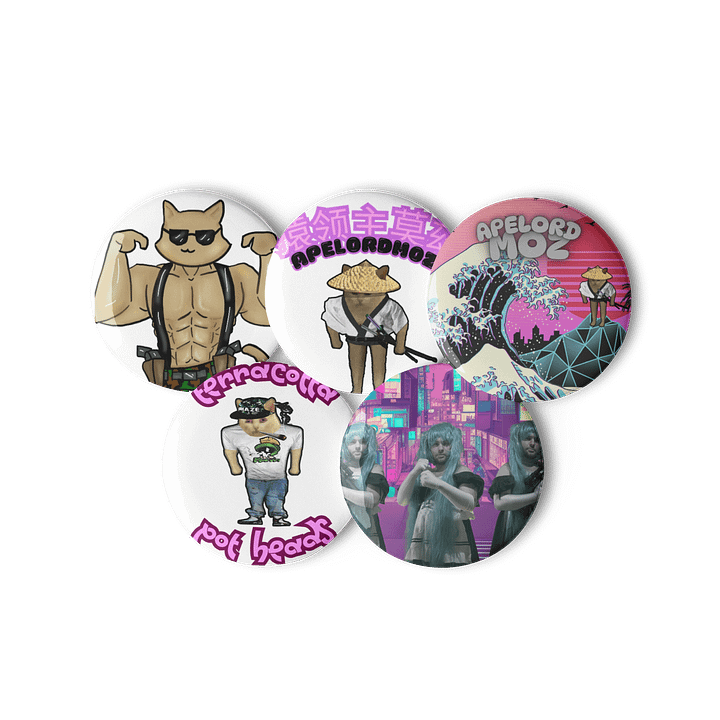 Miku Maid Squad Pin Button Set product image (3)