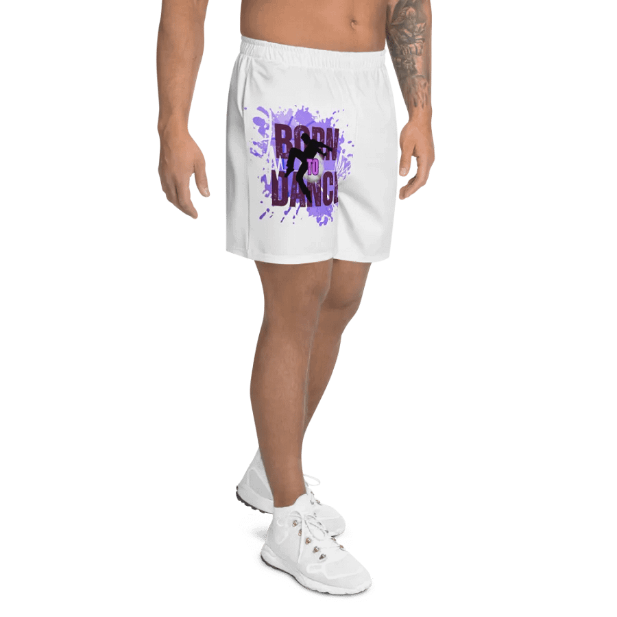Born to Dance His Silhouette Splash Athletic Shorts product image (8)