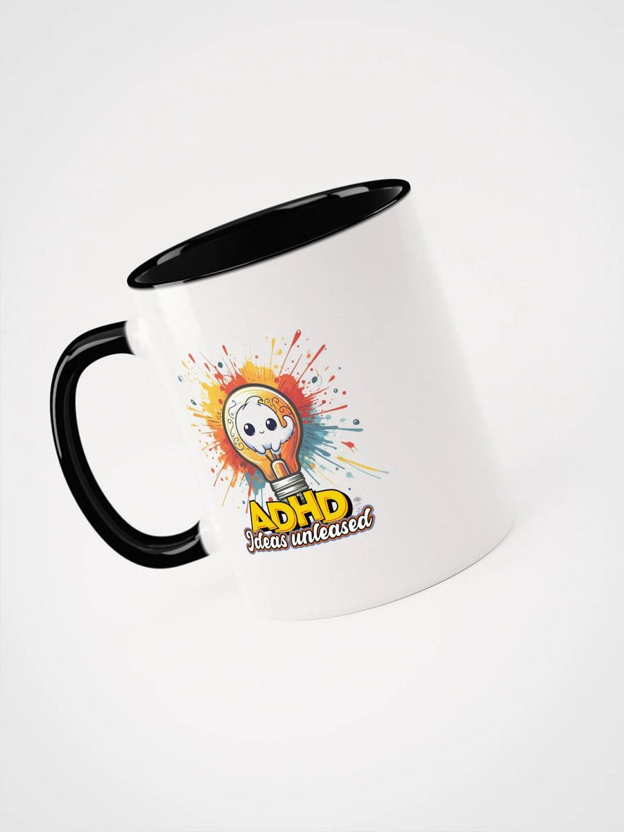 ADHD Ideas Unleashed Ceramic Mug with Color Inside product image (36)