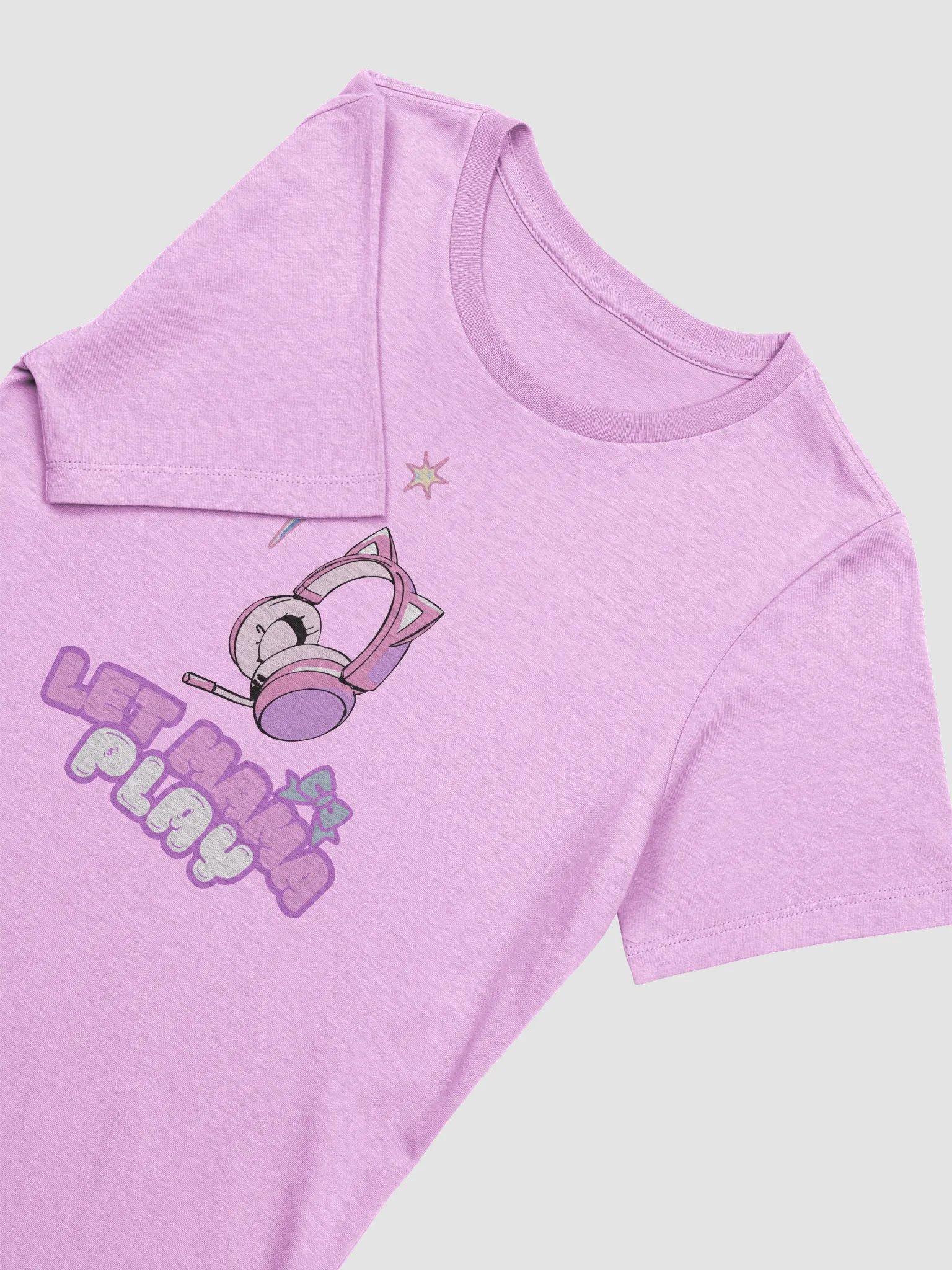 Let Mama Play Cozy Tee (Let Mama Play Tee – Gamer Girl Magic Unlocked 🎧💜) product image (3)