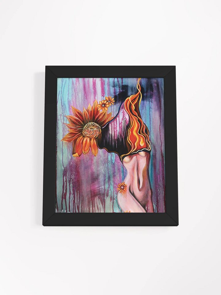 The Burning Match, The Flame Framed Print product image (1)