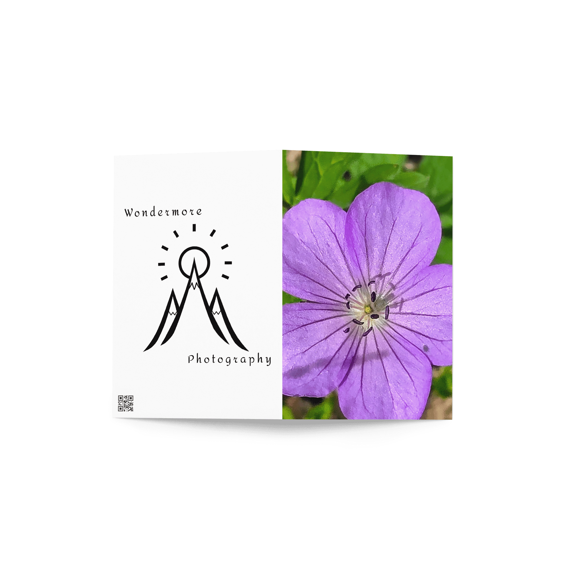 Purple Petals Greeting Card product image (4)