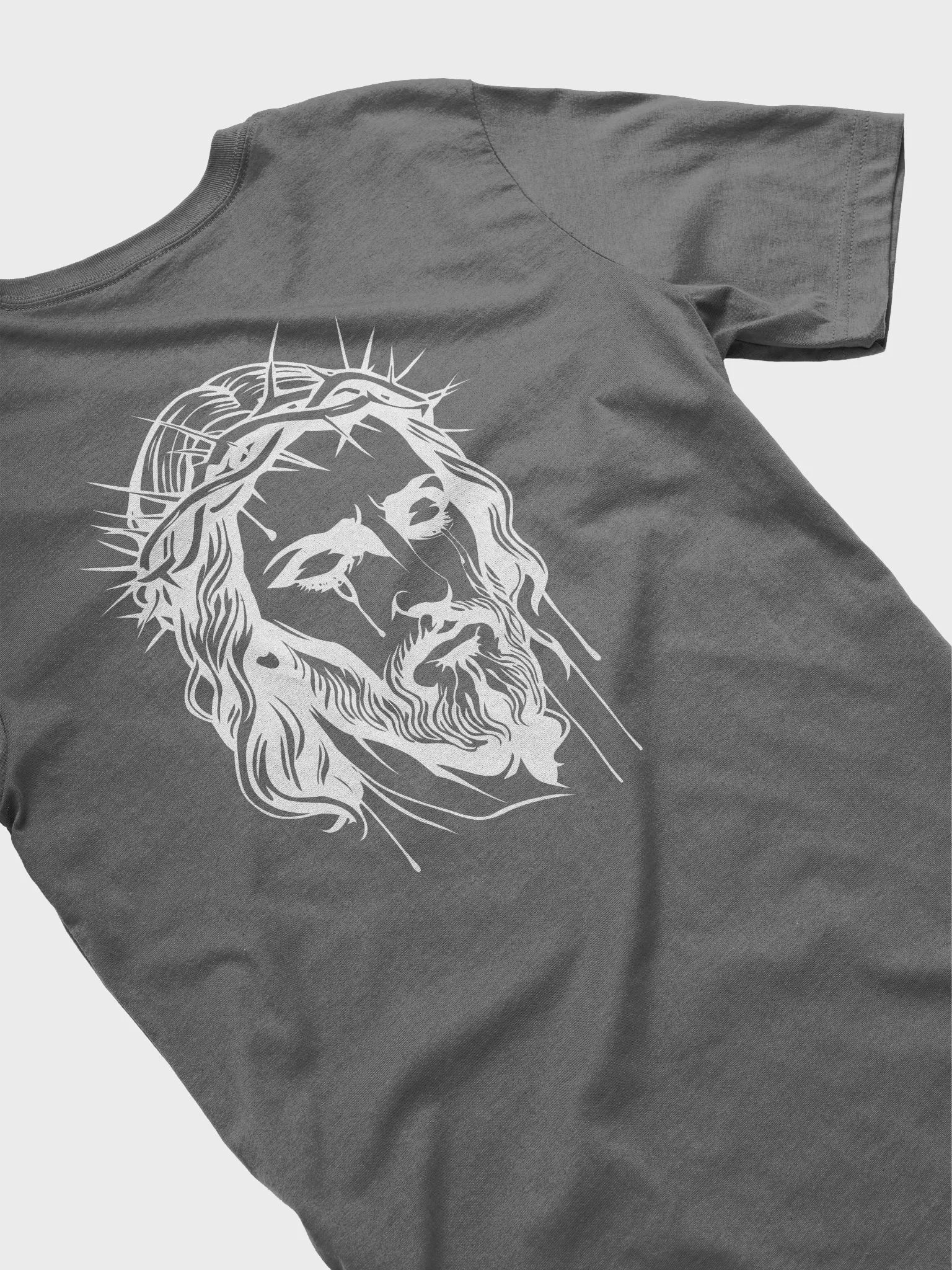 Jesus Shirt | The Lord Rebuke You Design and Jesus With Crown Of Thorns product image (9)