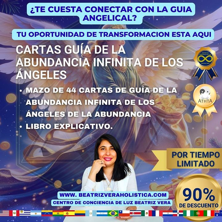 Cartas guía de la abundancia infinita de los ángeles + libro explicativo product image (1)