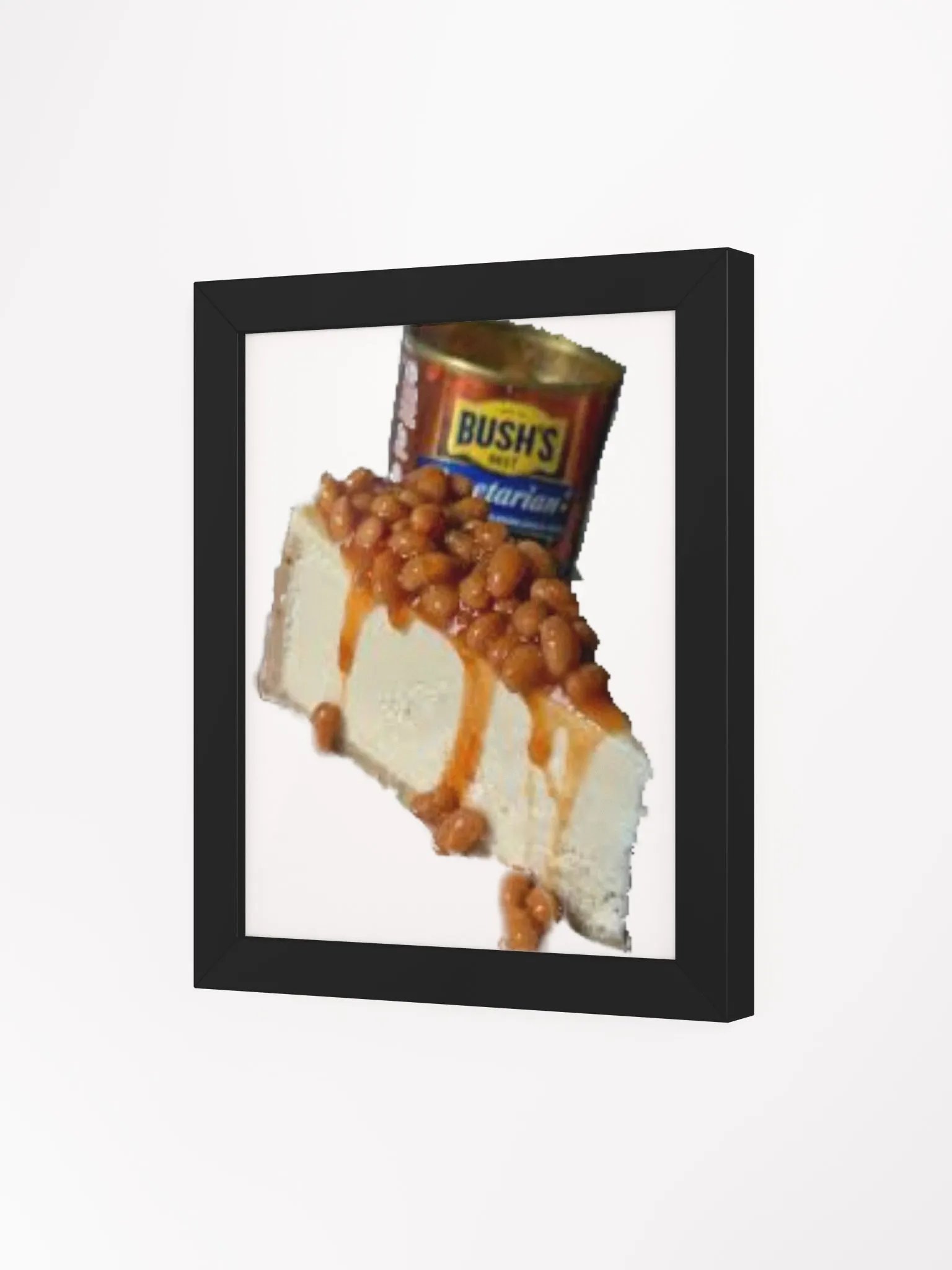 Beans on cheesecake framed image product image (17)