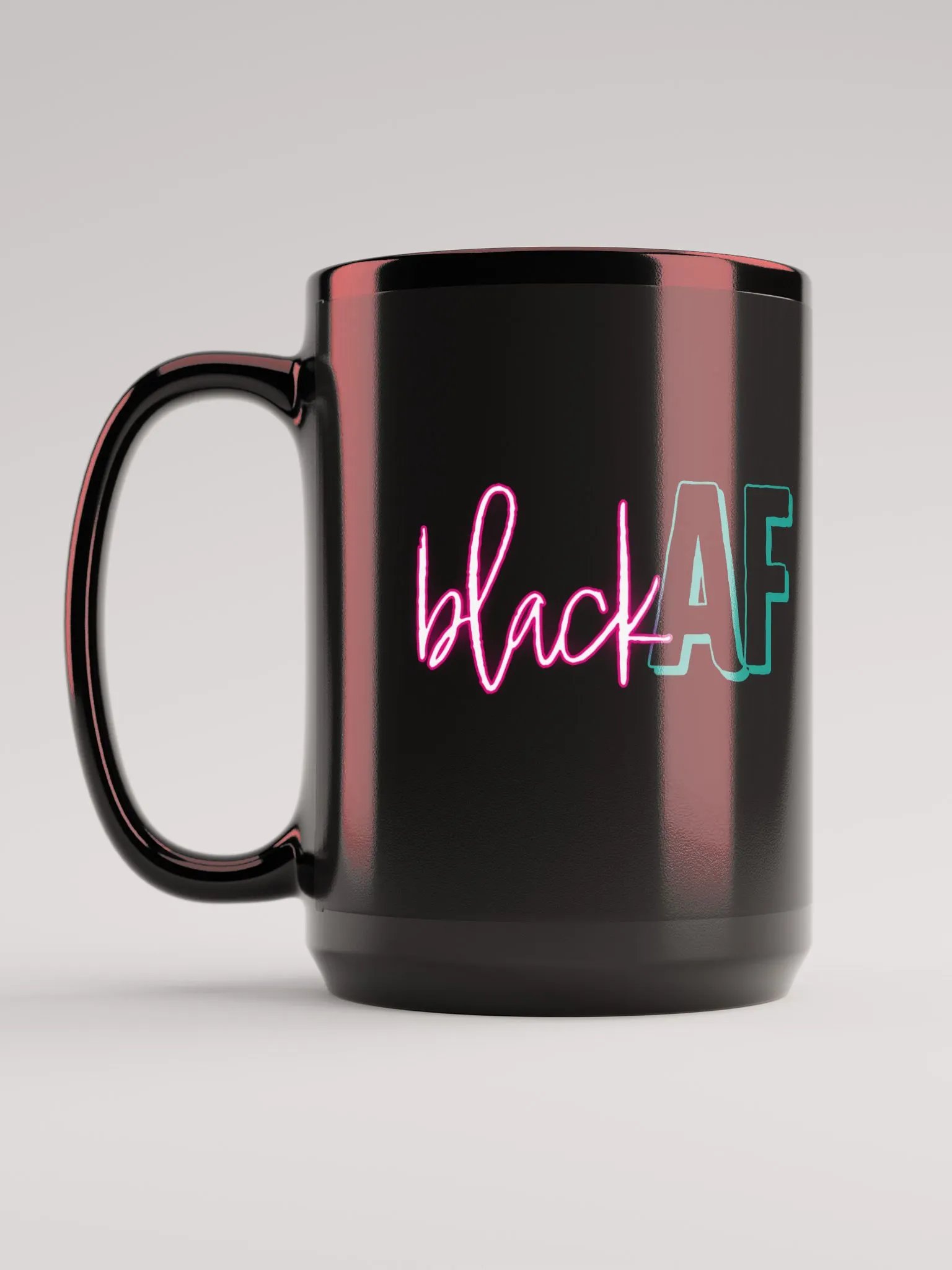 BlackAF Mug Black 15oz product image (3)