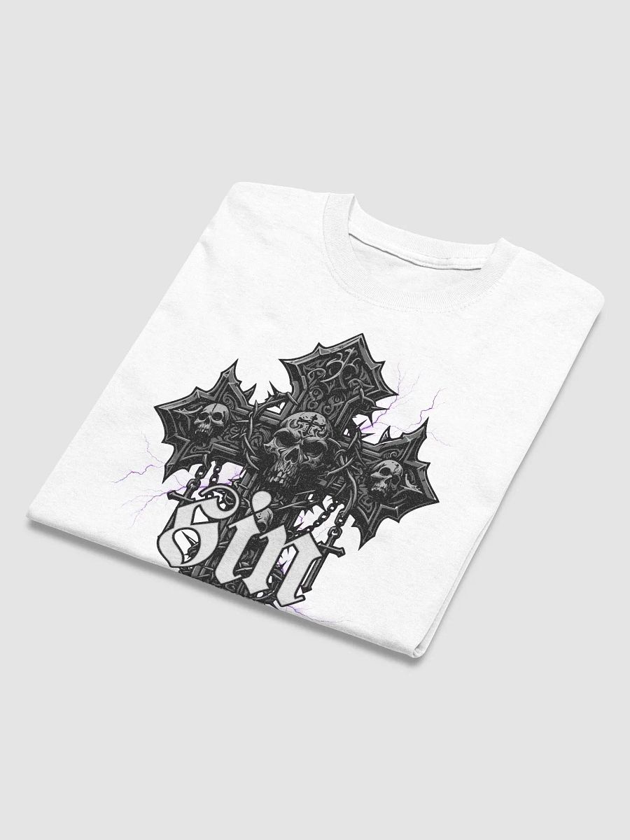 Flash Skull Sin | Gildan Unisex Heavyweight T-Shirt product image (6)