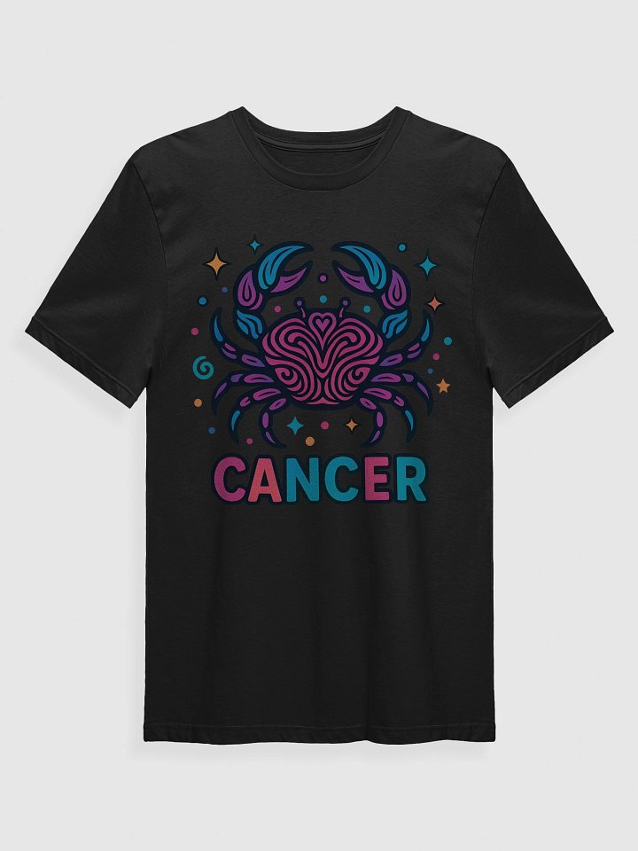 Cancer Zodiac Sign T-Shirt – Intuitive & Artistic Psychedelic Design 1 product image (1)