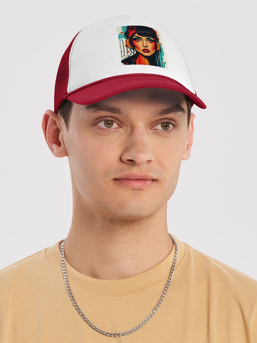 Colorful Beats Foam Trucker Hat product image (5)