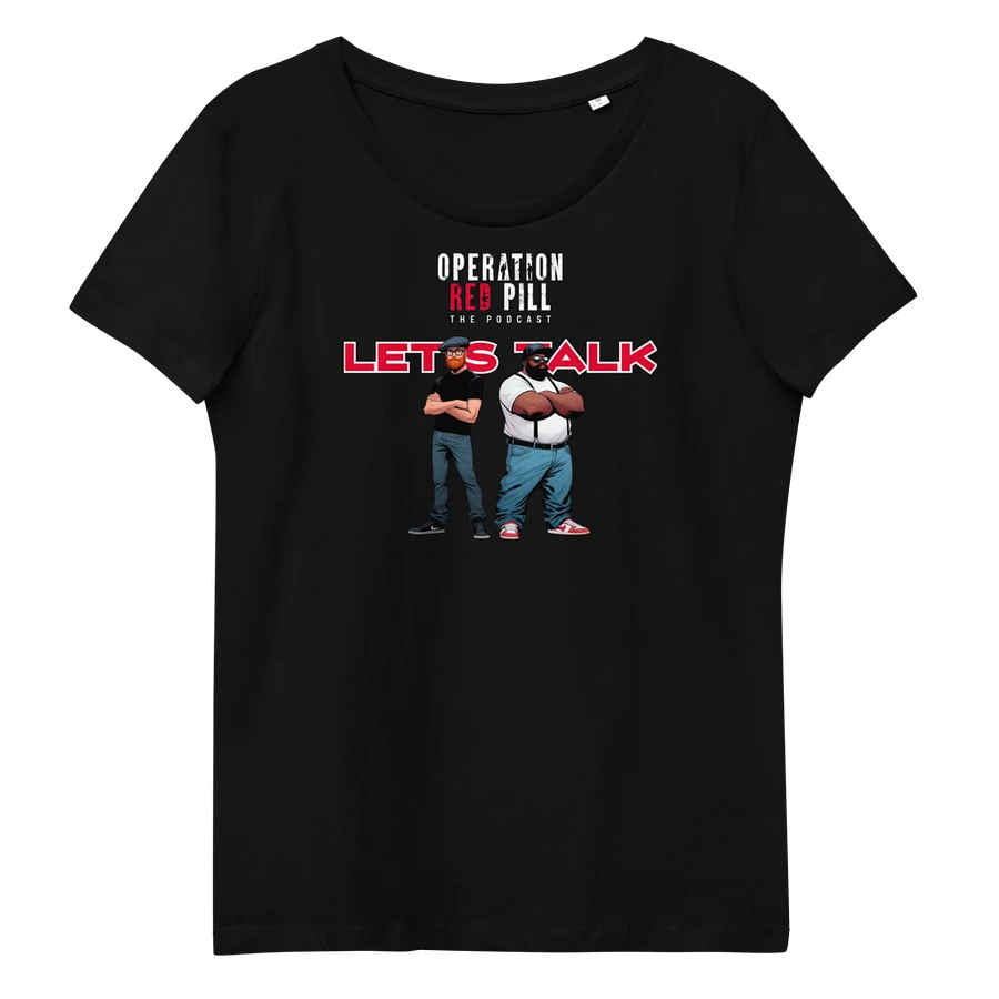 “Let’s Talk” Women’s Fitted T-shirt - The Drew Missen Collection product image (8)