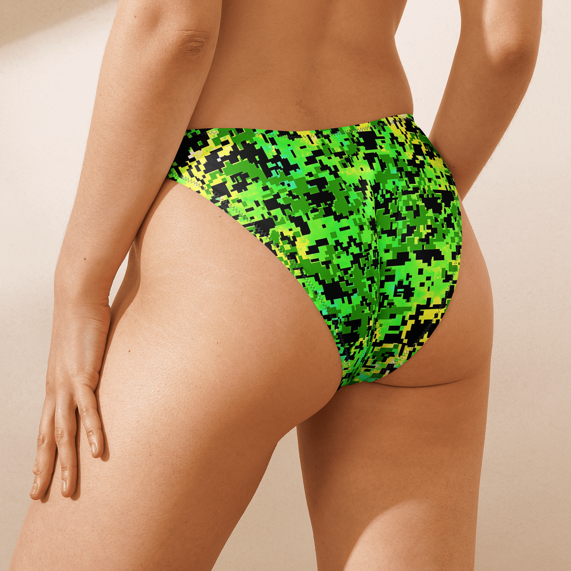 Pixelated Camo V-Cut Bikini Bottom product image (3)