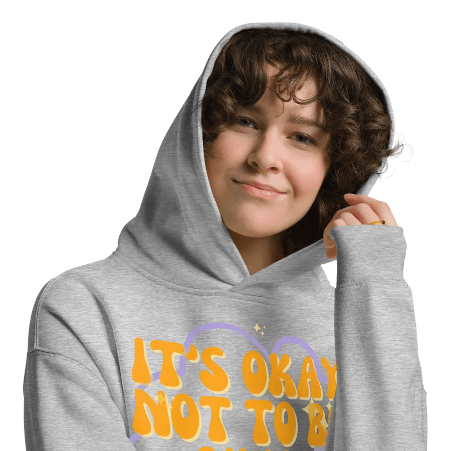 AS Colour Unisex Premium Oversized Hoodie - It's okay... product image (9)