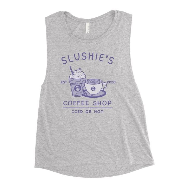 Slushie's Coffee Shop (Purple) | Women's Muscle Tank product image (1)