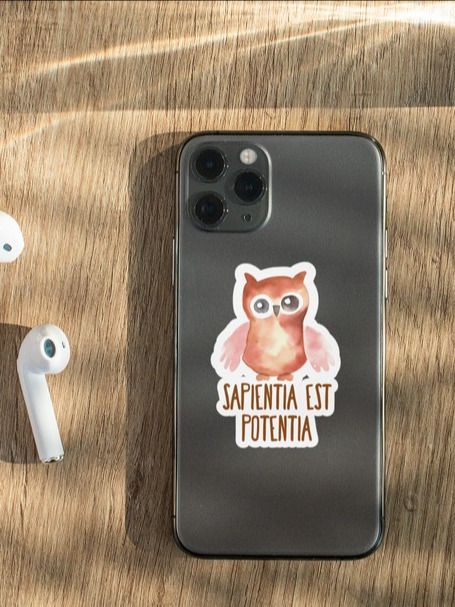 Sapientia est Potentia Sticker product image (1)