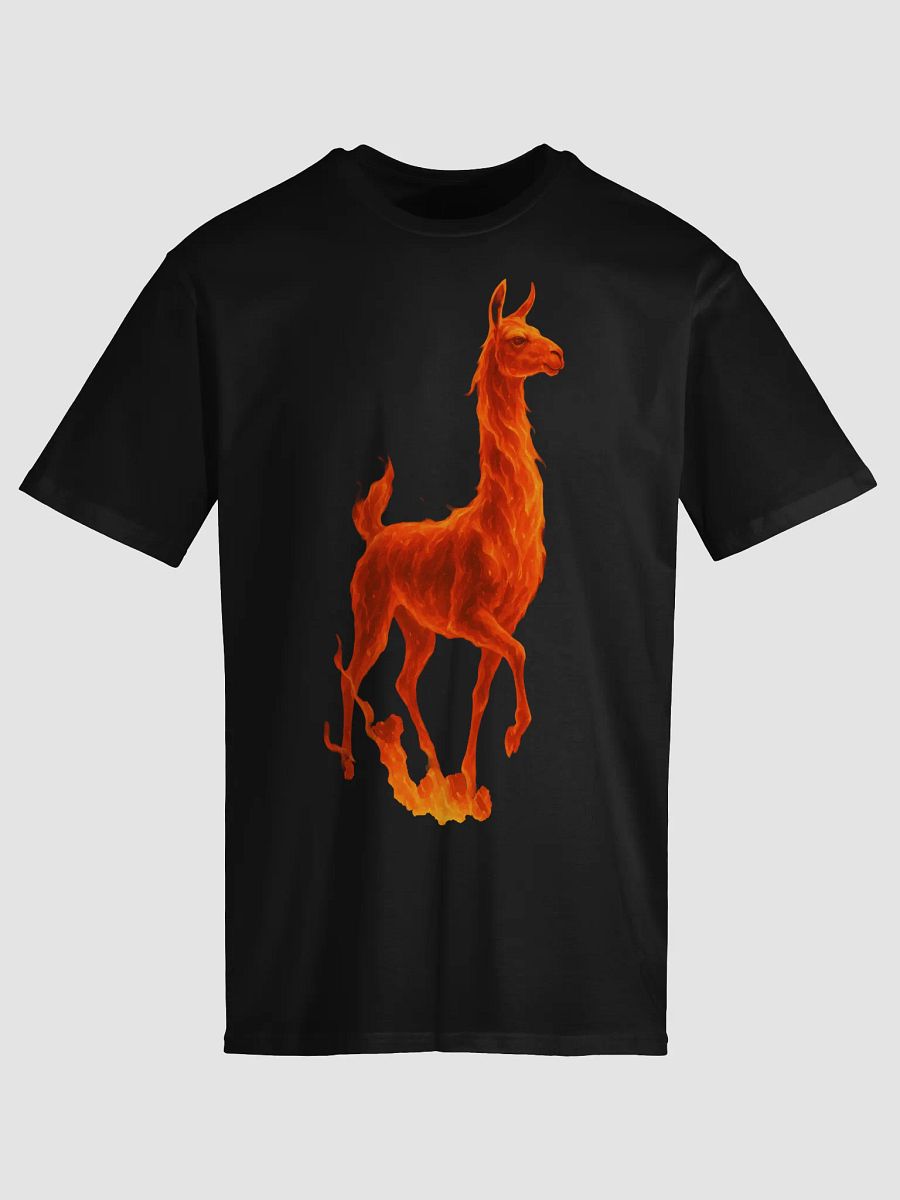 Fire Llama Adult Shirt product image (12)