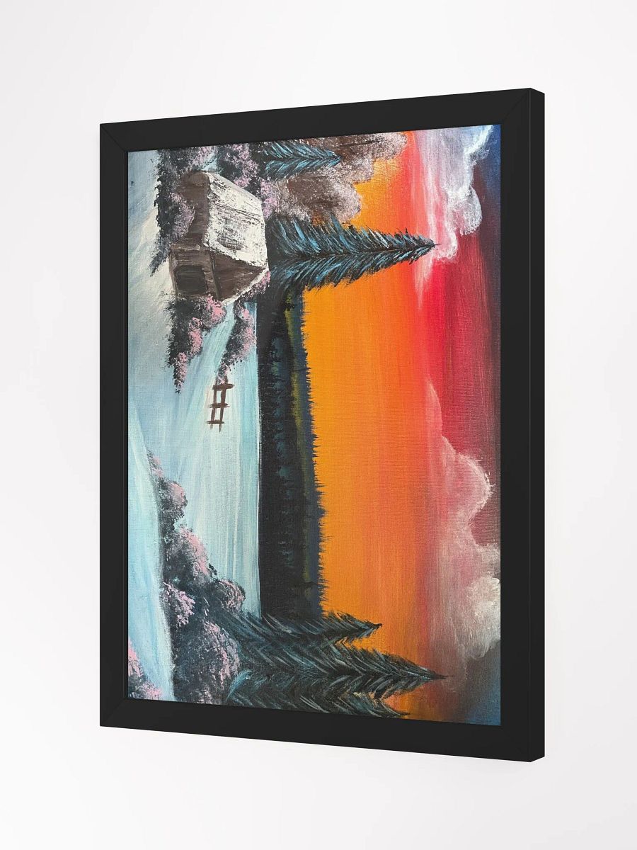 Framed Snowy Shed Print product image (8)