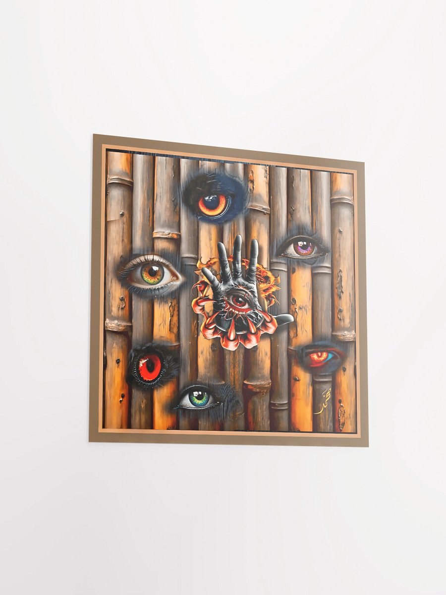 Vibrant Matte Space Poster / Digital Art Eyes on Bamboo product image (11)