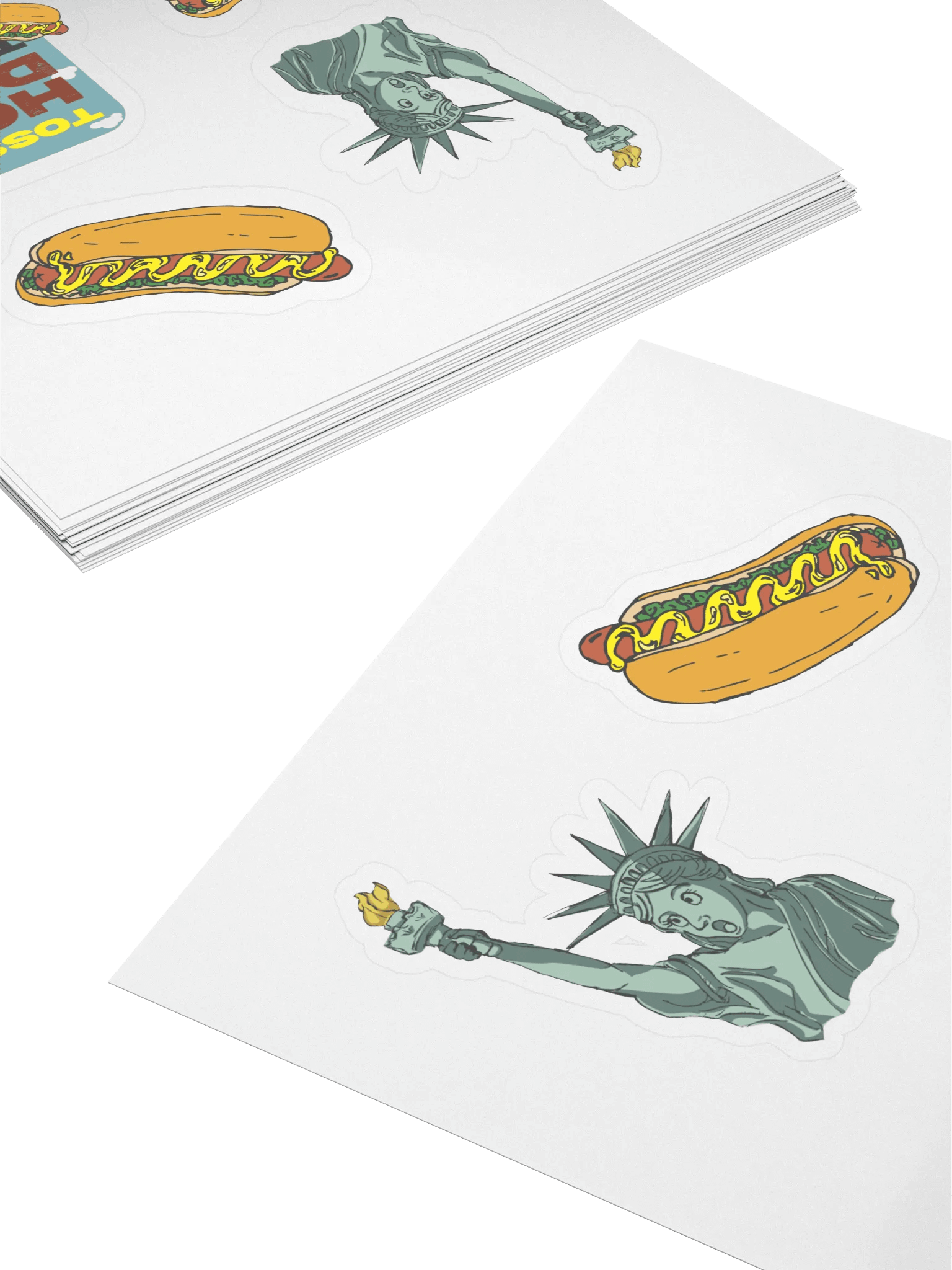 Hotdog Toss Sticker Set product image (4)