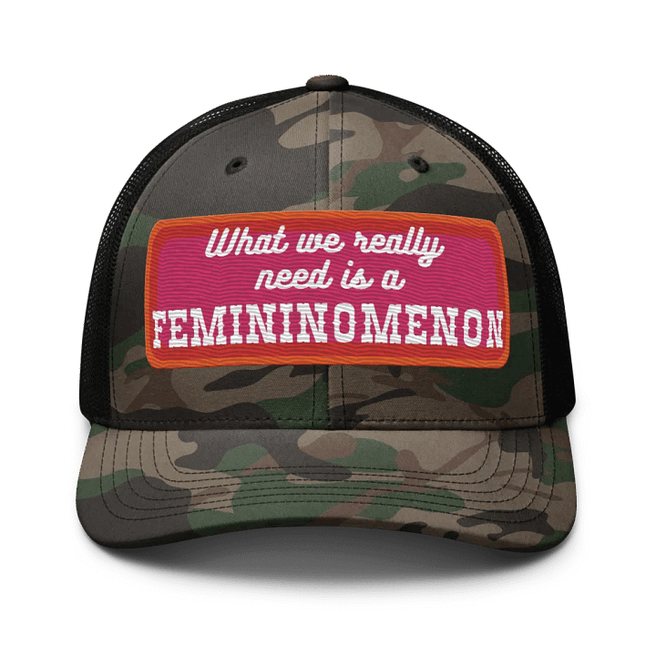 Femininomenon Camo Trucker Hat. product image (1)