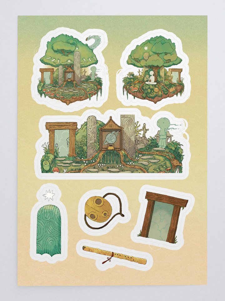 here (not rly) there - sticker pack product image (1)