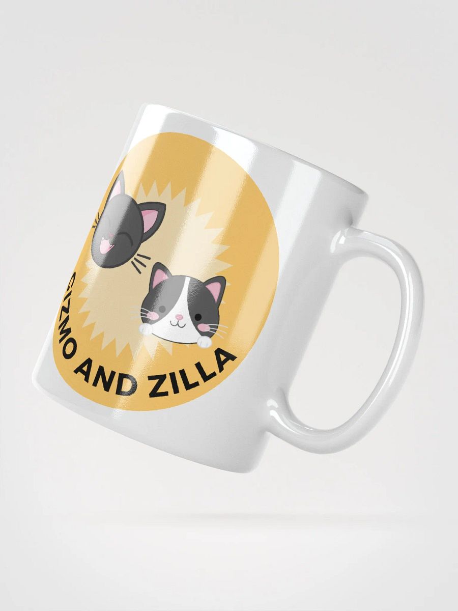 Gizmo and Zilla Smiling Cat Mug product image (2)