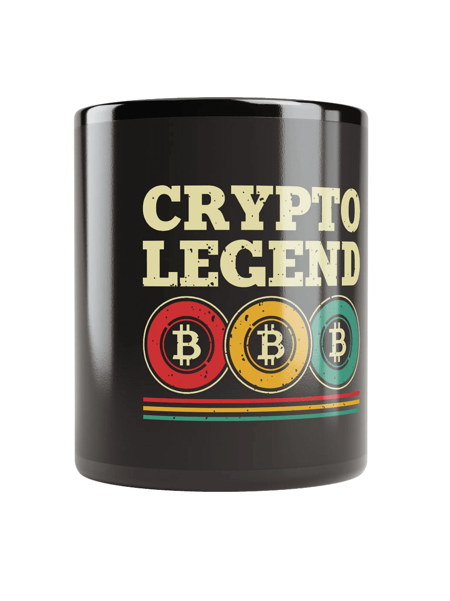 Crypto Legend Mug (black) product image (1)