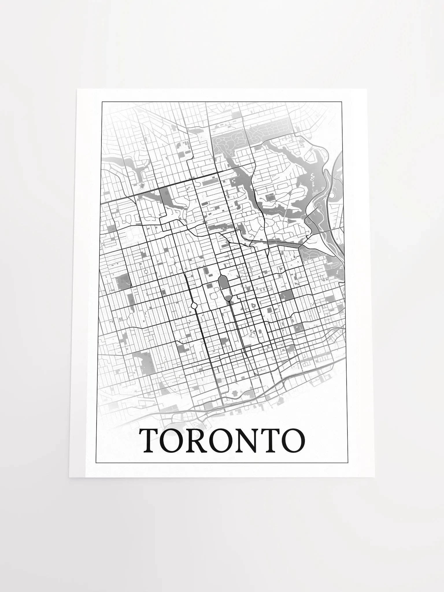 Toronto, Canada, city map print product image (16)