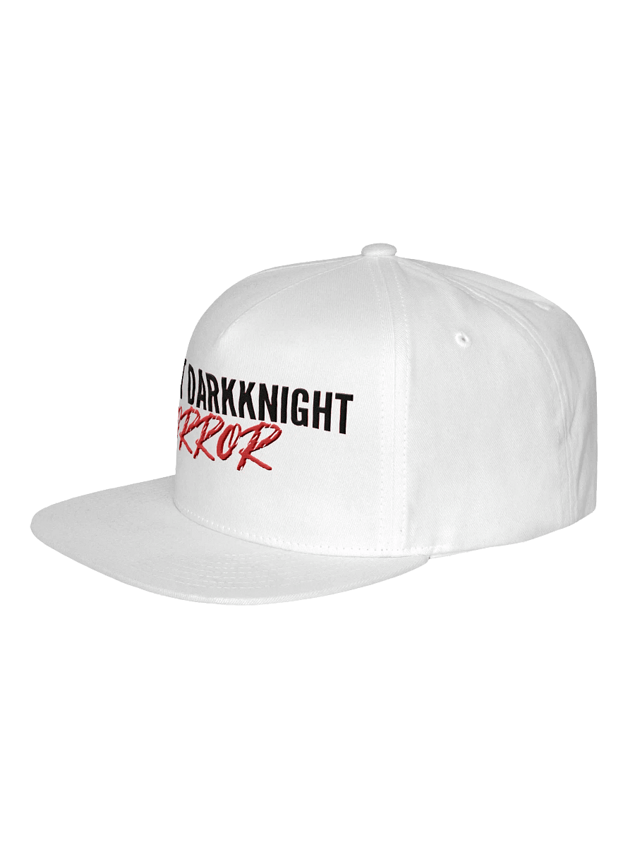 PDKH Embroidered Head Wear/ Unisex Snapback (Black & red letters) product image (2)