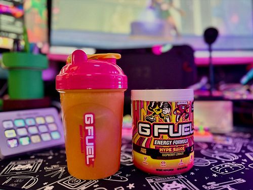 As much as I love the cherry lollipop cans, Hype Sauce raspberry lemonade might just be my new favorite @gfuelenergy flavor a...