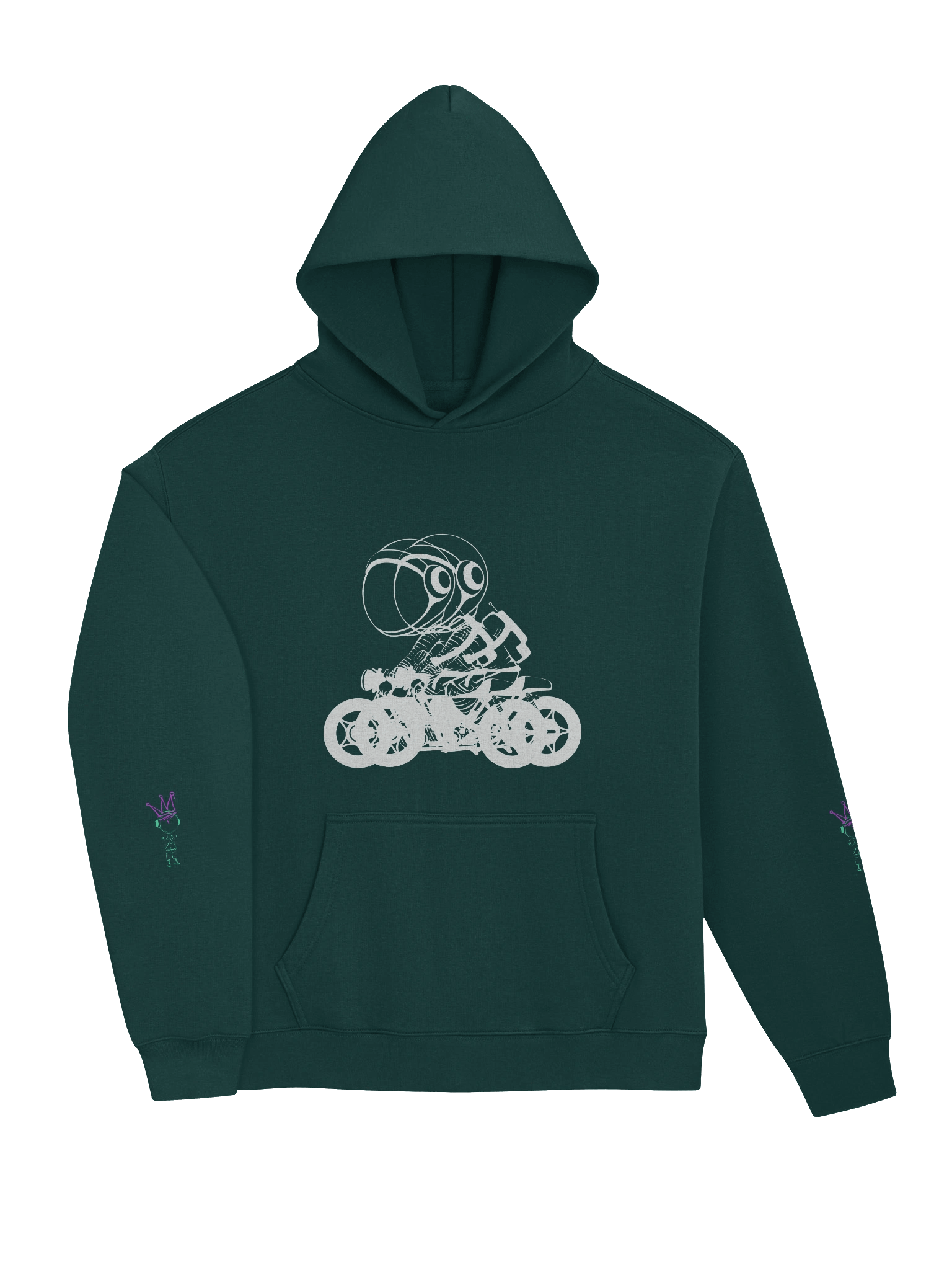 Mars City Motorcycle Double Logo Hoodie product image (8)