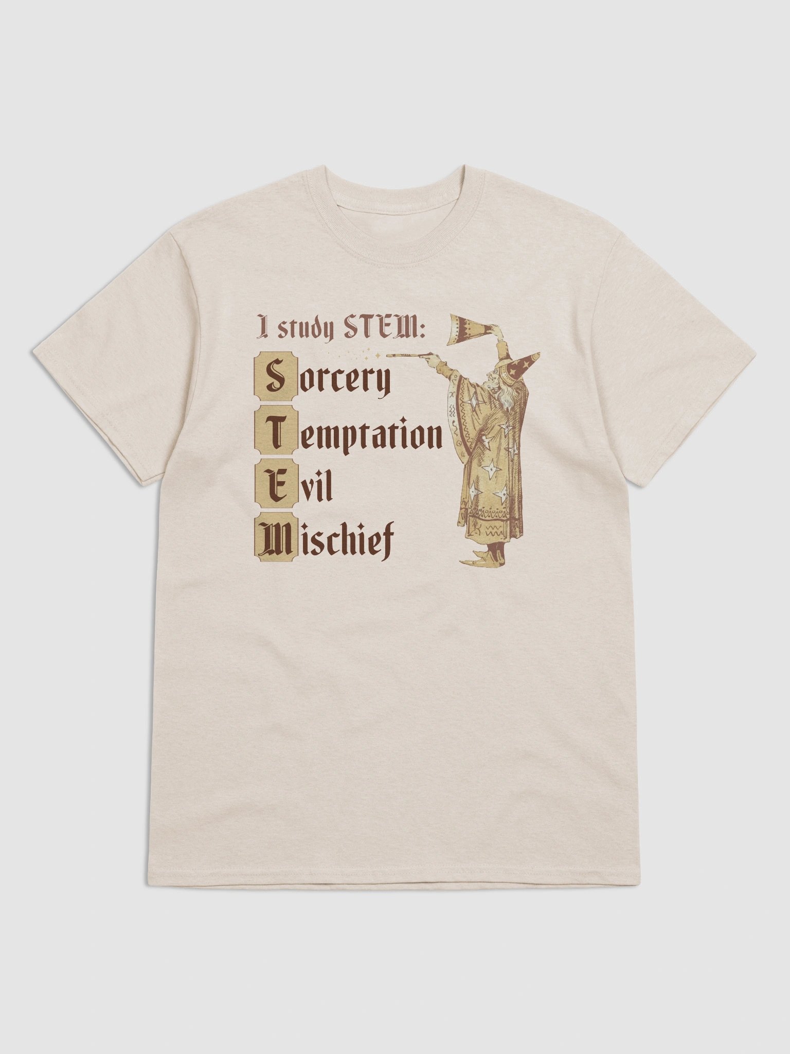 I Study STEM Wizard T-shirt product image (1)