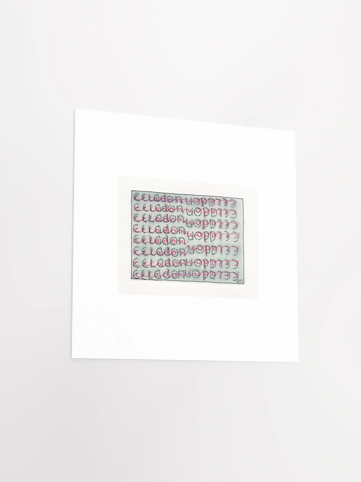 Celedon Panel Card Print product image (4)