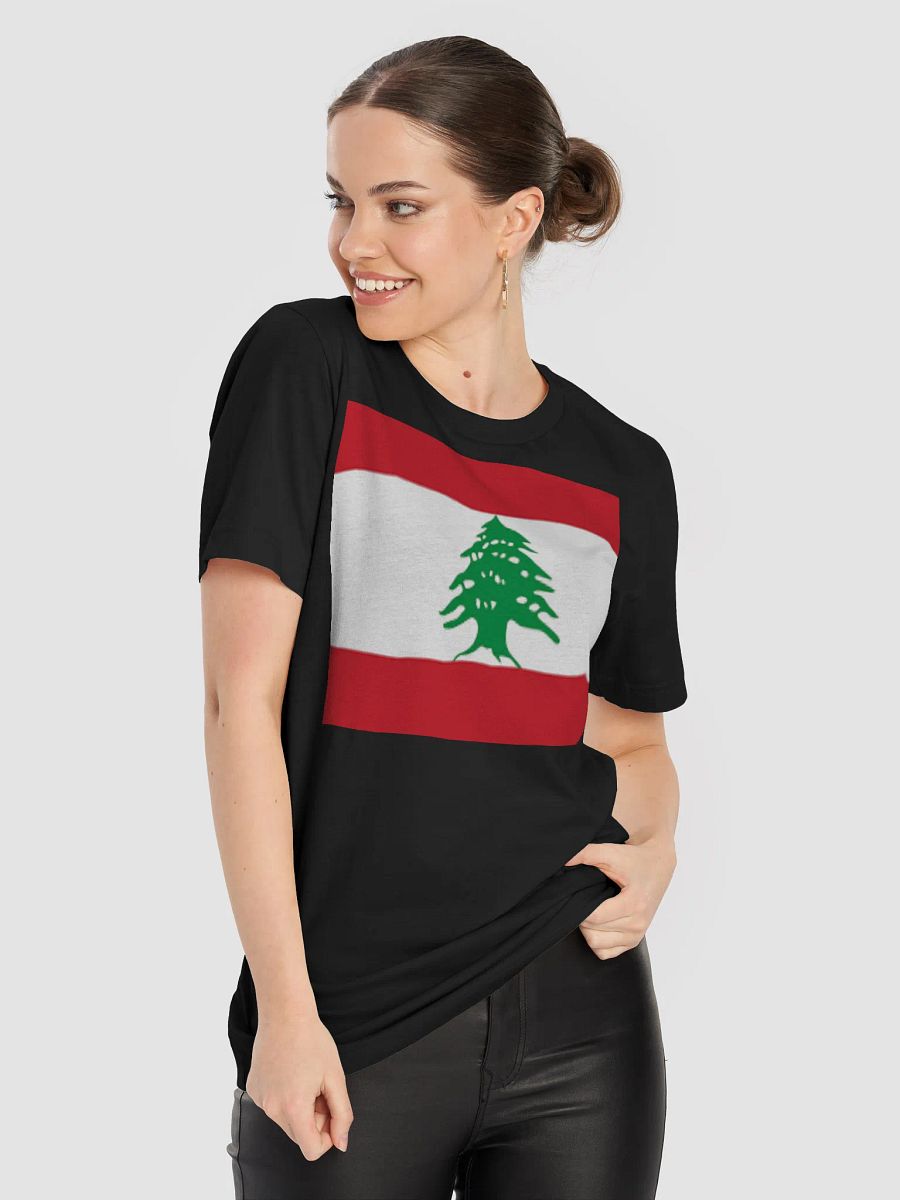 Graphic Grove Supersoft Unisex Lebanese Flag T-Shirt - Exclusive product image (9)