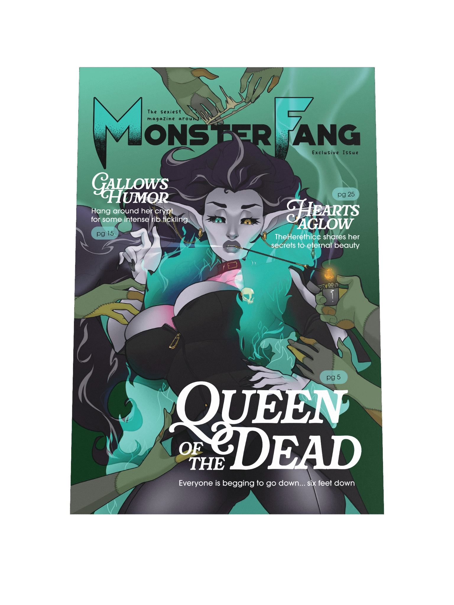 Thicc MonsterFang Queen Edition Print product image (1)