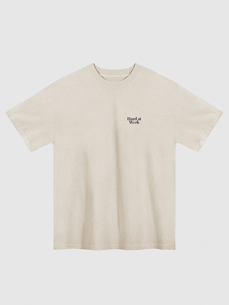 Hard at Work Oversized T-Shirt (Bone) product image (1)