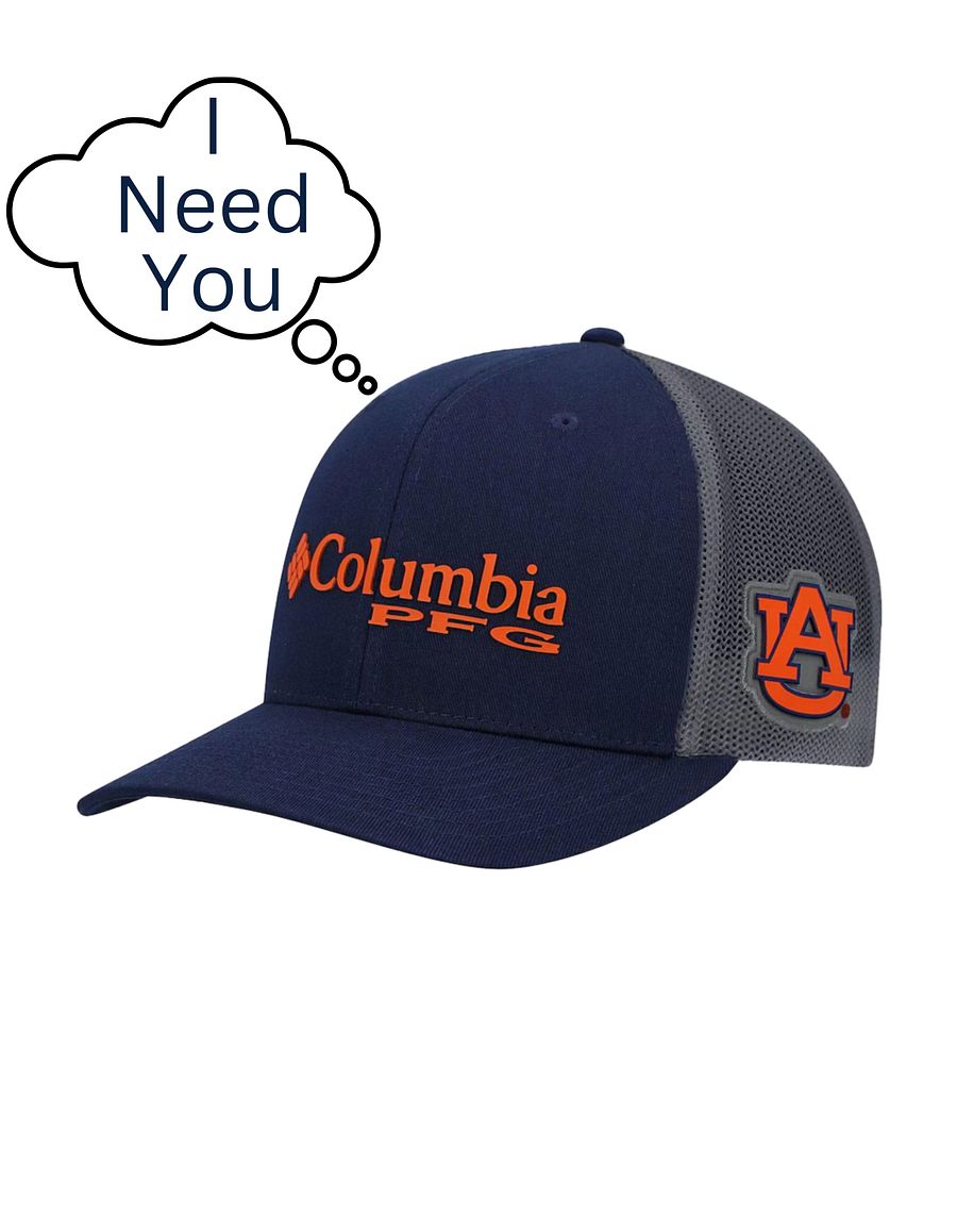 Auburn Tigers Columbia PFG Snapback Adjustable Hat - Navy product image (1)