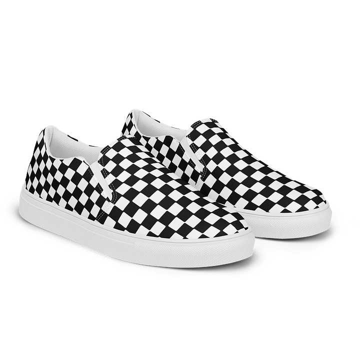 Chromatic Grid Women's Slip-On Shoes product image (1)