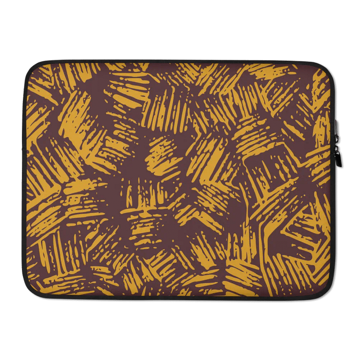 "A33" Golden Textures Laptop Sleeve product image (2)