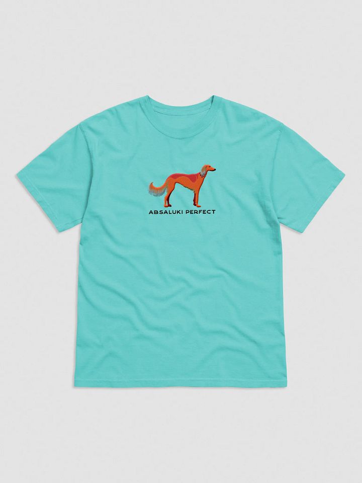 Absaluki Perfect T-Shirt(Embroidered) of a Saluki(Red) product image (25)