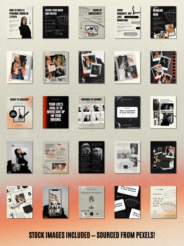 MRR/PLR Instagram Templates for Coaching product image (5)