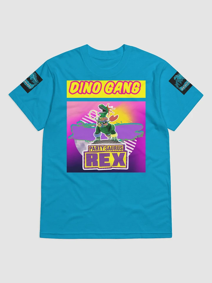 Dino Gang Teal Jersey Tee product image (1)