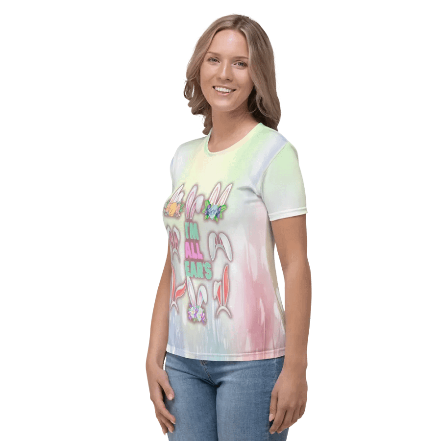 I'm All Ears Easter All Over Print T-shirt product image (3)