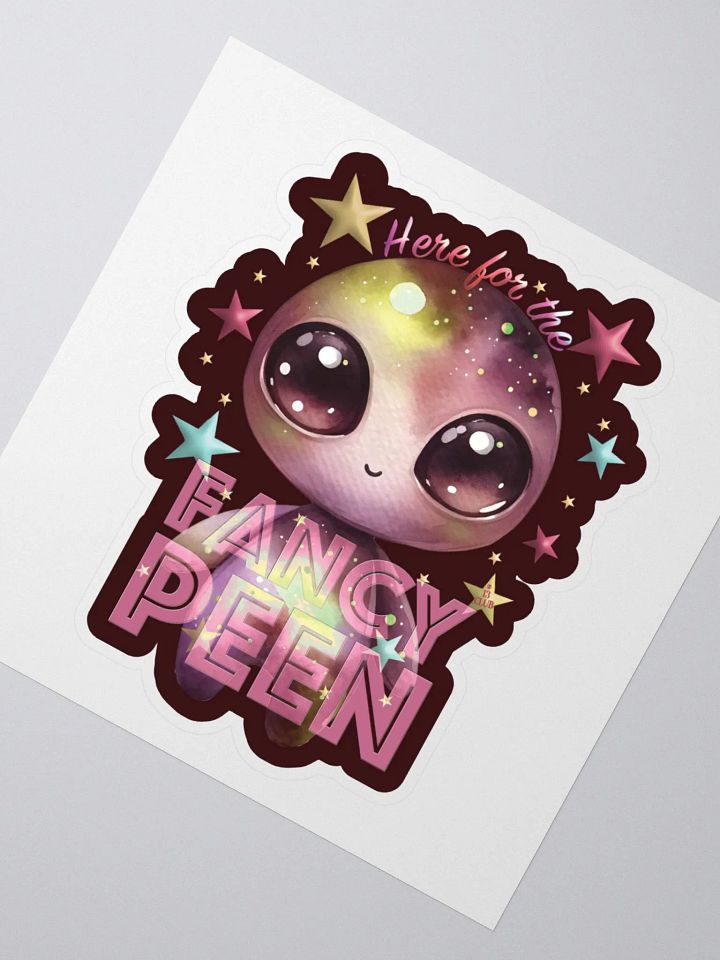 Fancy Alien Sticker (Pink/Multi) product image (2)