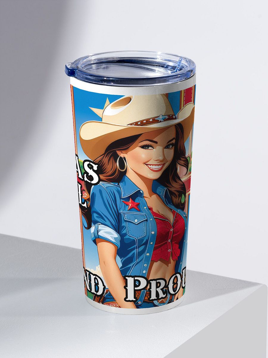 Texas Girl 20 oz Stainless Steel Tumbler - V4 product image (3)